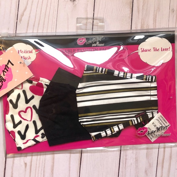 Betsey Johnson Accessories - Betsey Johnson Mask Set of 3 NWT